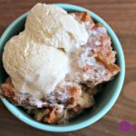 ** Slow Cooker Strawberries & Cream Bread Pudding