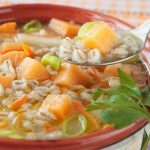 ** Slow Cooker Vegetarian Barley Soup