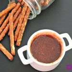 ** Slow Cooker Raspberry Honey Mustard Pretzel Dip