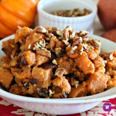 Slow Cooker Maple Citrus Sweet Potatoes