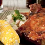 **Slow Cooker Glazed Pork Chops