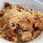 Crock Pot Hamburger and Potato Casserole