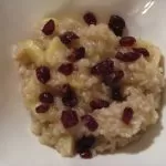 Crock Pot Apple Cinnamon Risotto Breakfast