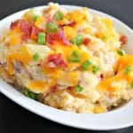 ** Slow Cooker Twice Baked Potato Casserole